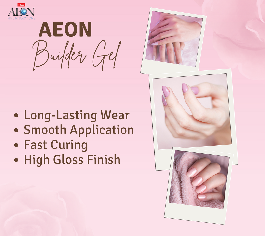 AEON Builder Gel 15ml - Professional BIAB Nail Gel for Strong and Durable Nails