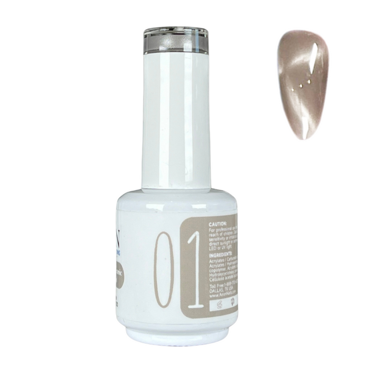 AEON NUDE SHADE CERAMIC CAT EYE GEL 15ml #01