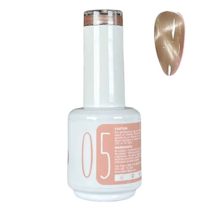 AEON NUDE SHADE CERAMIC CAT EYE GEL 15ml #05