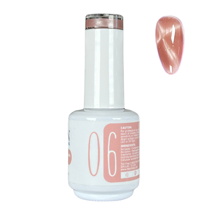 AEON NUDE SHADE CERAMIC CAT EYE GEL 15ml #06