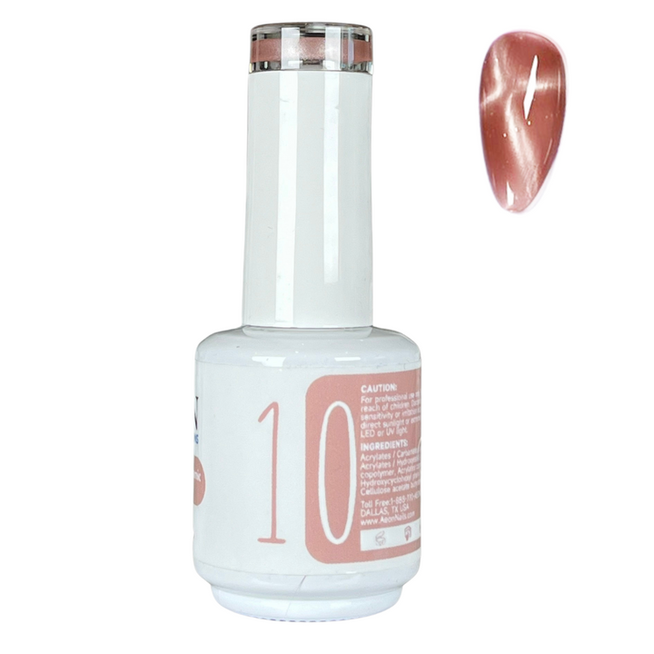 AEON NUDE SHADE CERAMIC CAT EYE GEL 15ml #10