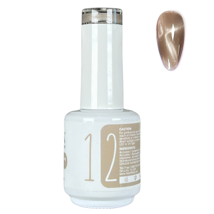 AEON NUDE SHADE CERAMIC CAT EYE GEL 15ml #12