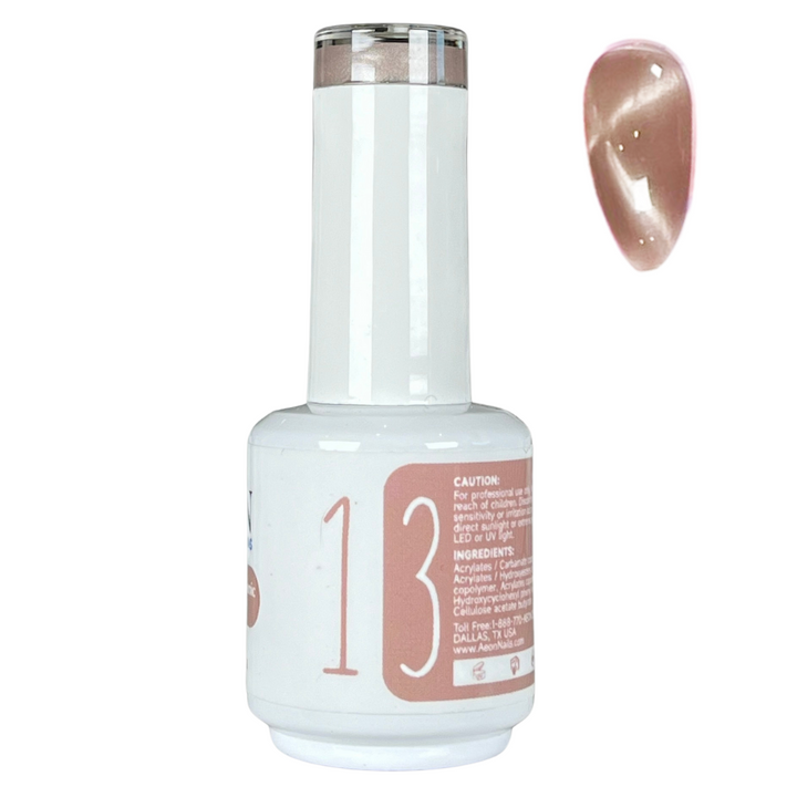 AEON NUDE SHADE CERAMIC CAT EYE GEL 15ml #13