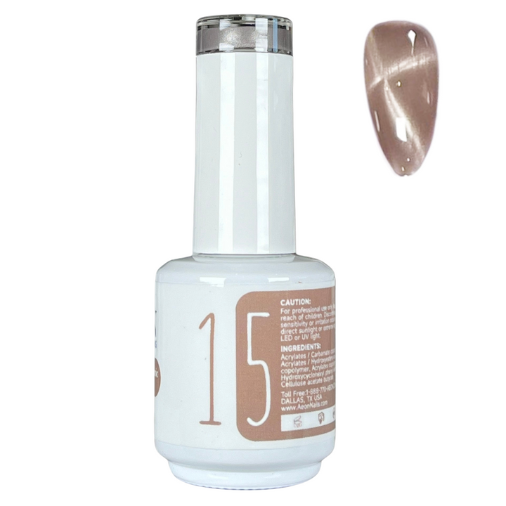 AEON NUDE SHADE CERAMIC CAT EYE GEL 15ml #15