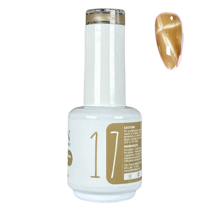 AEON NUDE SHADE CERAMIC CAT EYE GEL 15ml #17