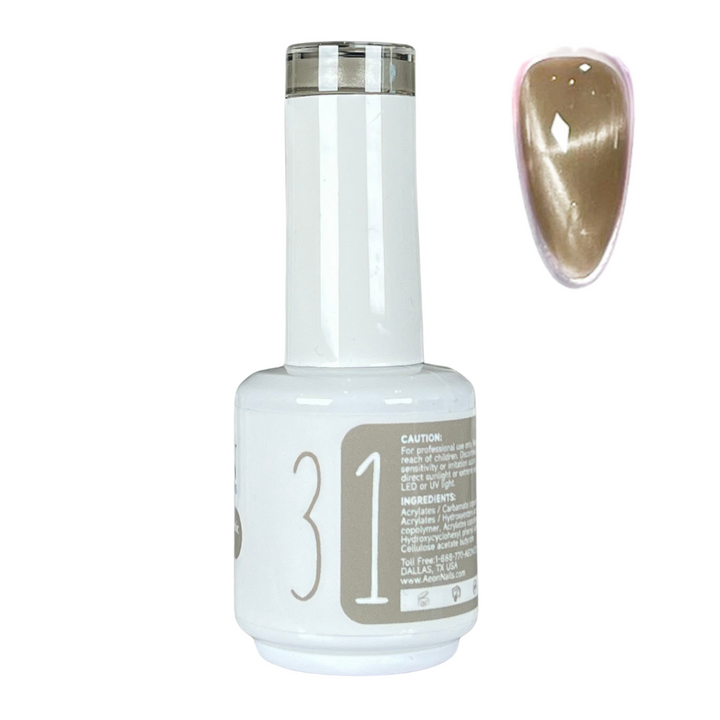 AEON NUDE SHADE CERAMIC CAT EYE GEL 15ml #31