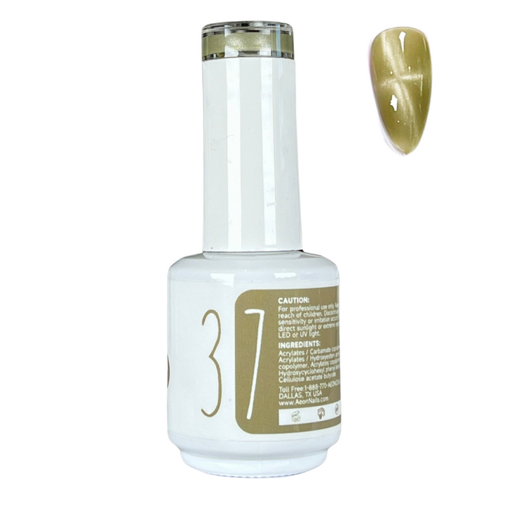 AEON NUDE SHADE CERAMIC CAT EYE GEL 15ml #37