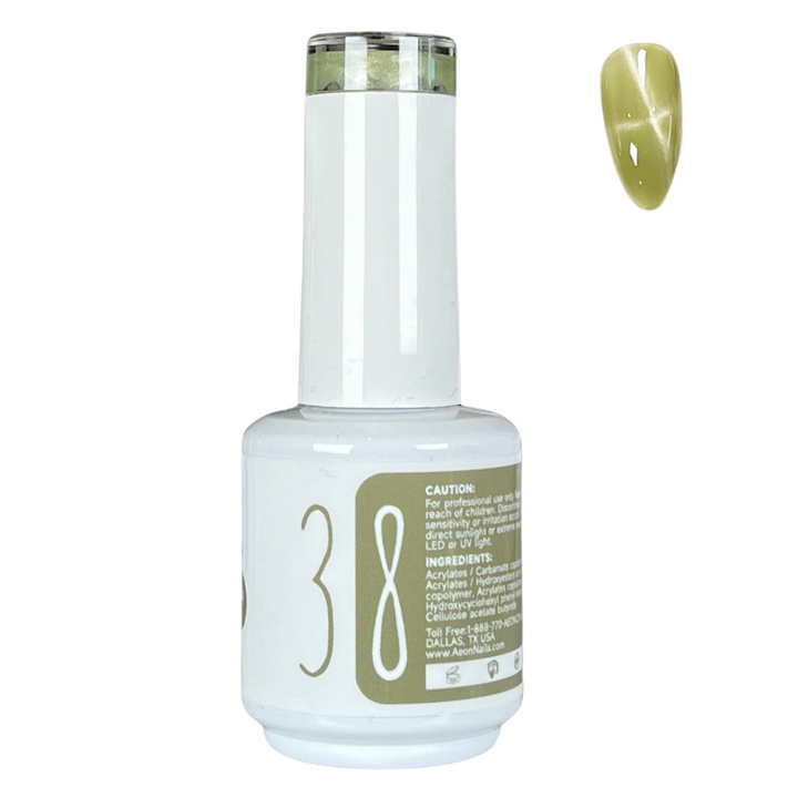 AEON NUDE SHADE CERAMIC CAT EYE GEL 15ml #38