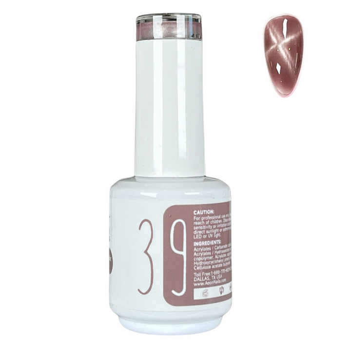 AEON NUDE SHADE CERAMIC CAT EYE GEL 15ml #39