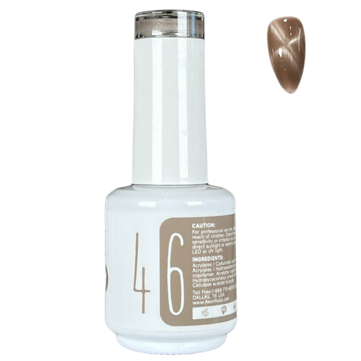 AEON NUDE SHADE CERAMIC CAT EYE GEL 15ml #46