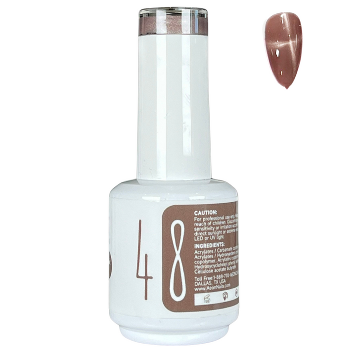 AEON NUDE SHADE CERAMIC CAT EYE GEL 15ml #48