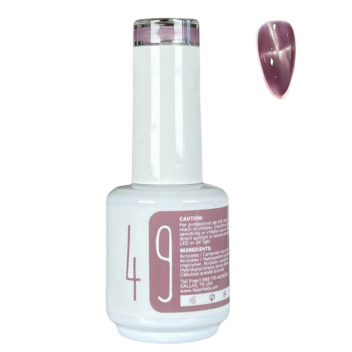 AEON NUDE SHADE CERAMIC CAT EYE GEL 15ml #49